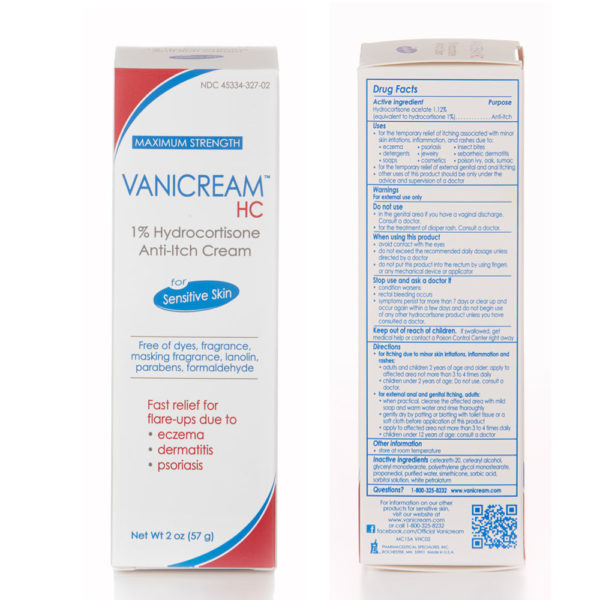 Vanicream HC 1% Hydrocortisone Anti-Itch Cream